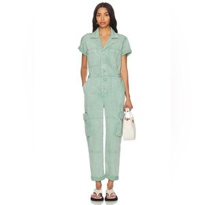 Pistola‎ Grover Cargo Jumpsuit in Aloe Snow